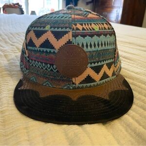 Grassroots Women’s Aztec Pattern Hat, fitted 7 3/8